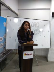 Speaking contest at Rao Consultants
