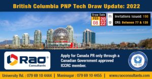 British Columbia Latest PNP Draw Update