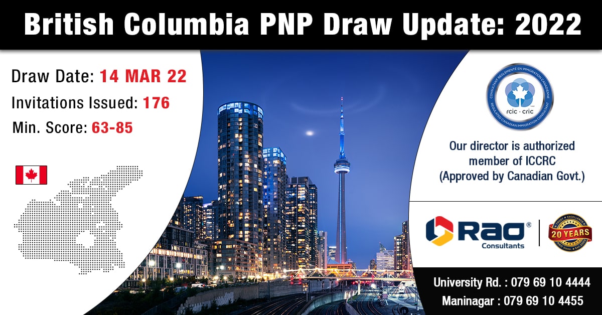 British Columbia PNP Draw Update - Rao Consultants