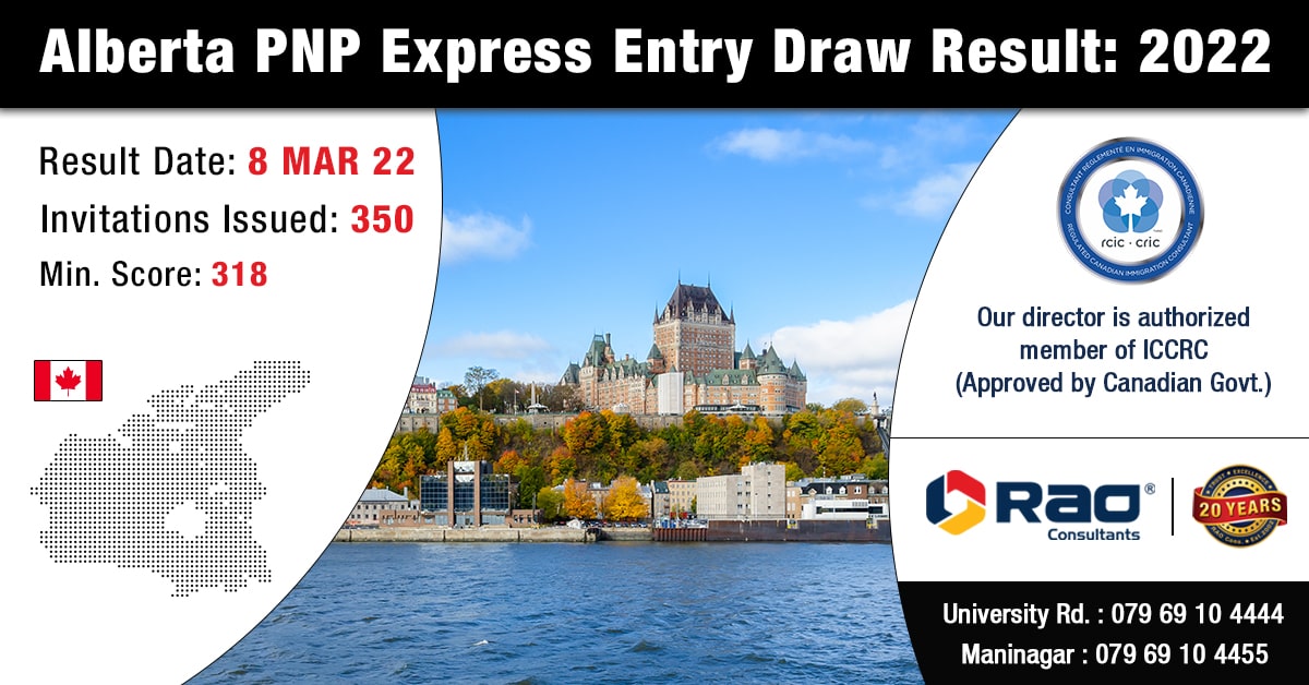 Alberta PNP Express Entry Draw - Rao Consultants