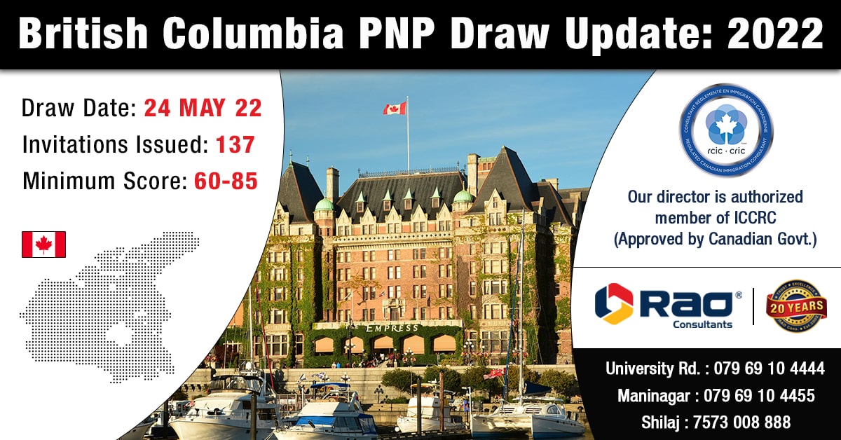 British Columbia PNP Draw Updates