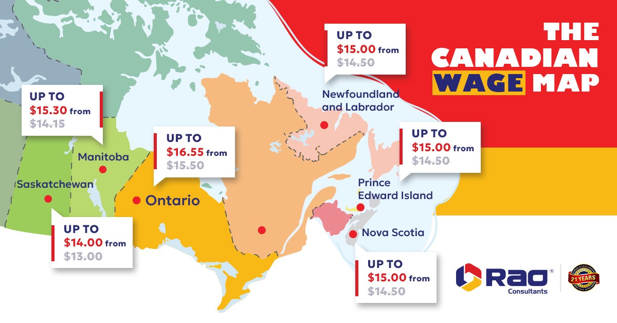 The Canadian Wage Map