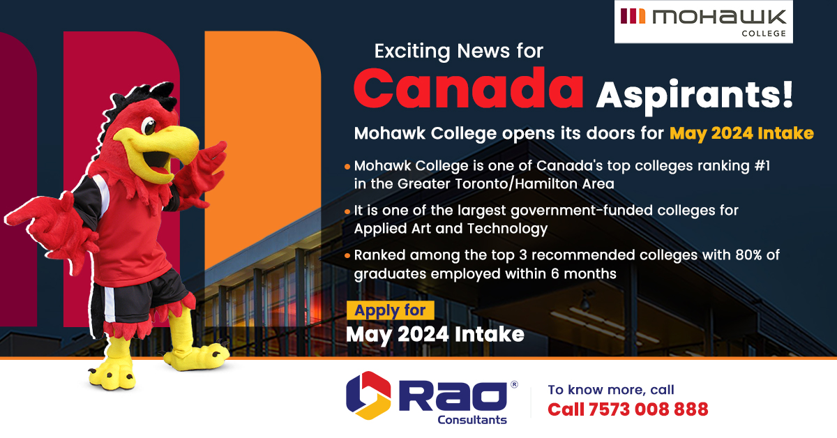 Breaking News: Mohawk College Opens Doors for May 2024 Intake!