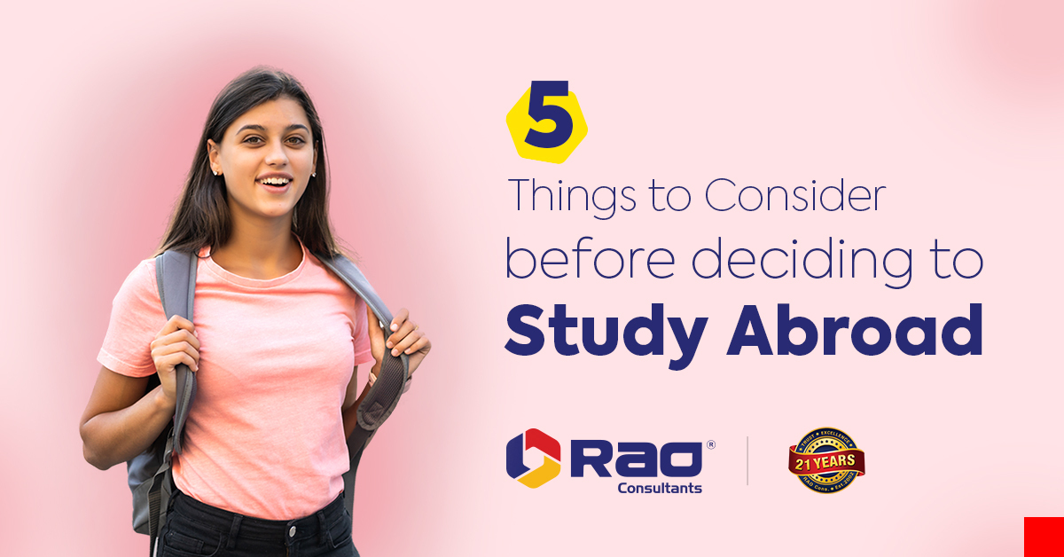 5 Things to Consider Before Deciding to Study Abroad