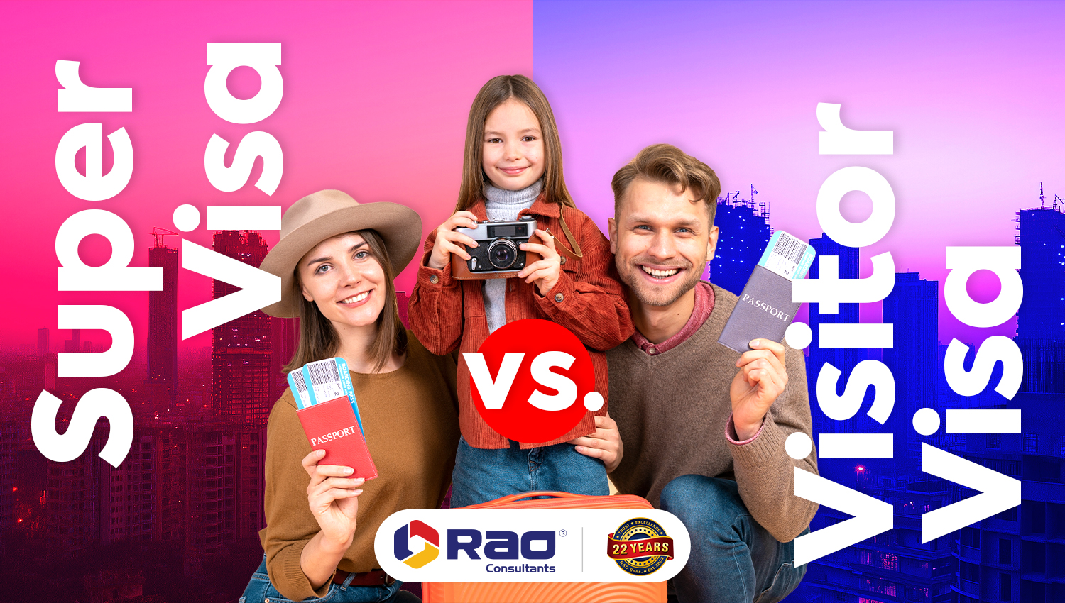 Super Visa v/s Visitor Visa – Navigating Different Options to Meet Relatives in Canada