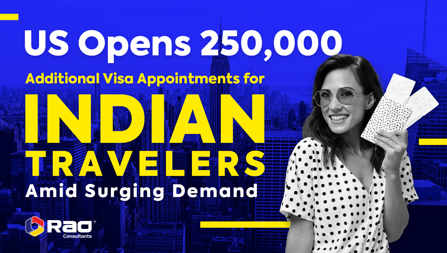 US Opens 250,000 Additional Visa Appointments for Indian Travelers Amid Surging Demand