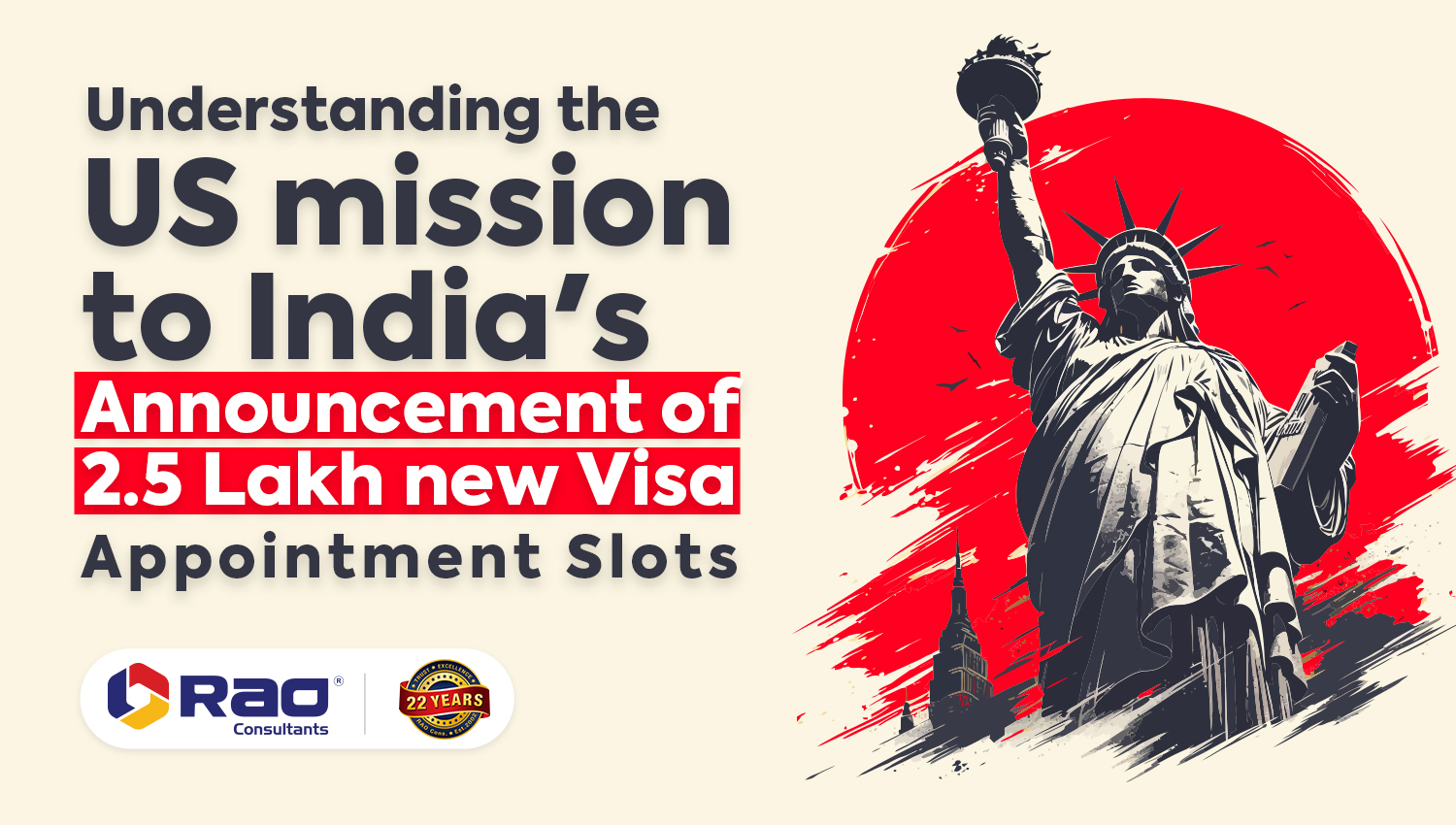 Understanding the US mission to India’s Announcement of 2.5L new Visa Appointment Slots
